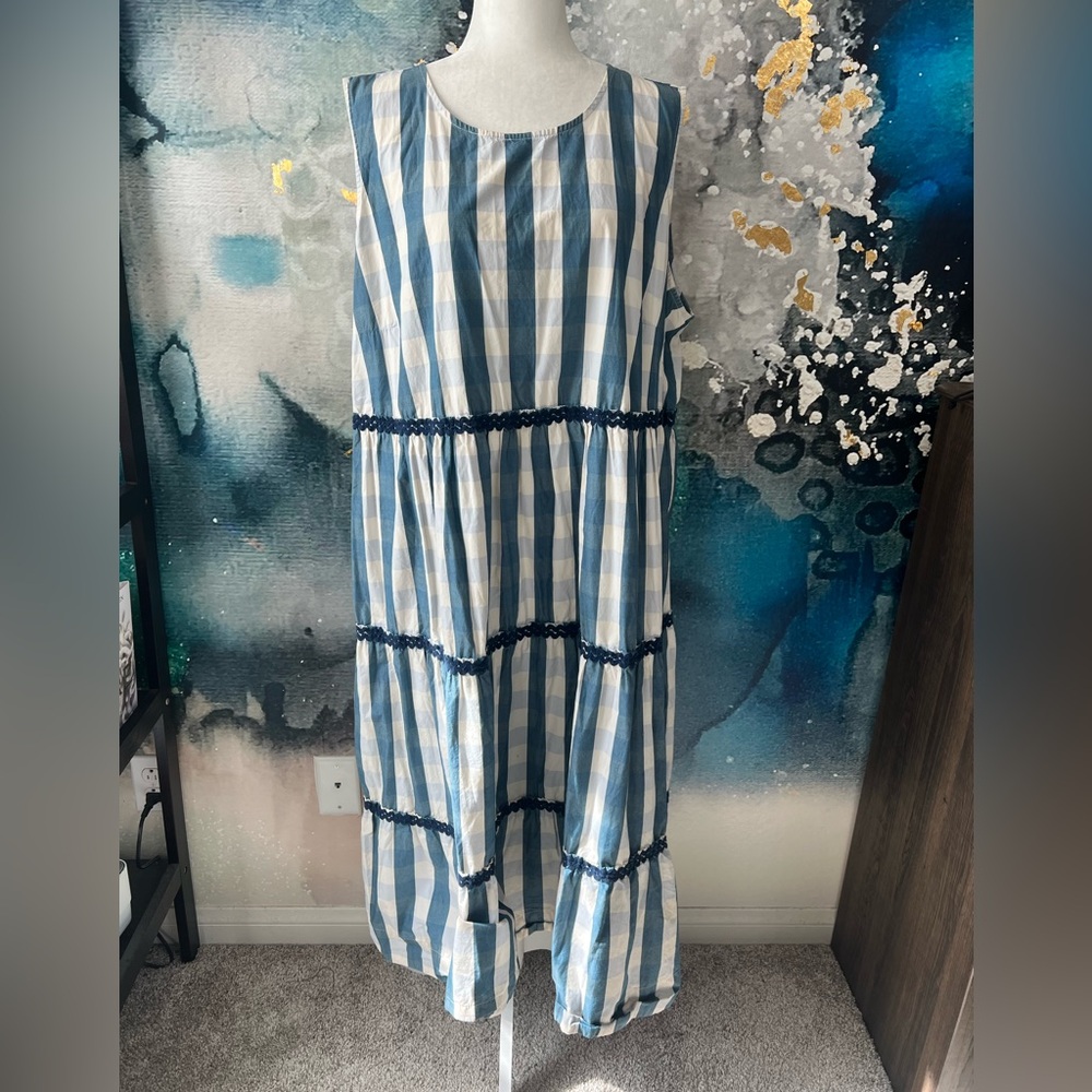 Madewell | Gingham Tiered Summer Dress